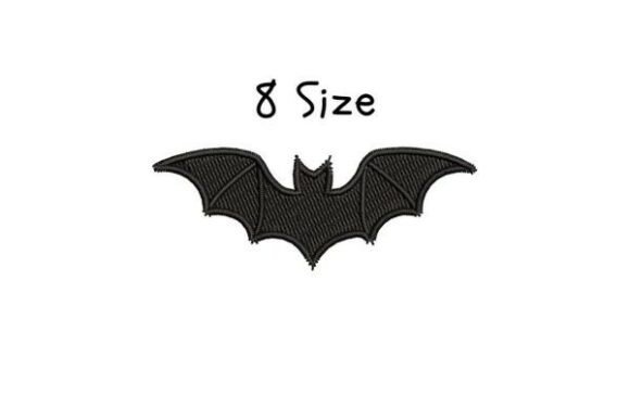 Bat Embroidery Design