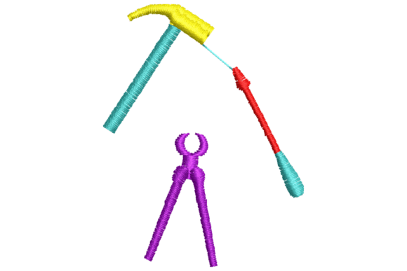 Carpenter Tools Embroidery Design