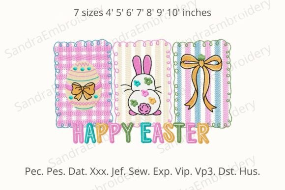 Coquette Easter Spring Embroidery Design