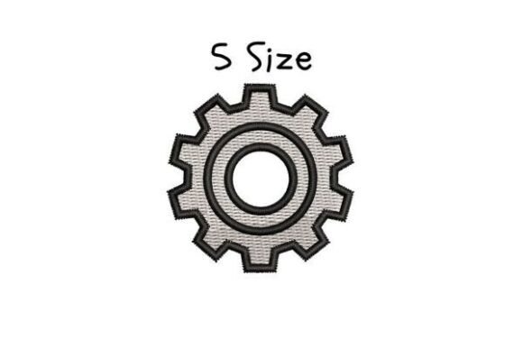 Gear Hat Embroidery Design